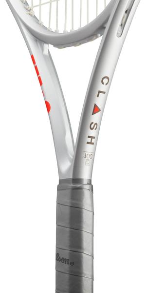 Wilson Clash 100 Pro Tennis Racket - Silver [Frame Only] - main image