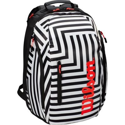 Wilson Super Tour Bold Edition Backpack - Black/White - main image