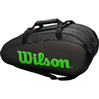 Wilson Tour 15 Racket Bag - Black/Blade Green - main image