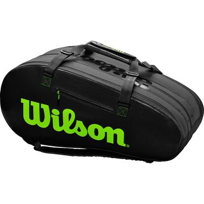 Wilson Super Tour 15 Racket Bag - Black/Green - main image