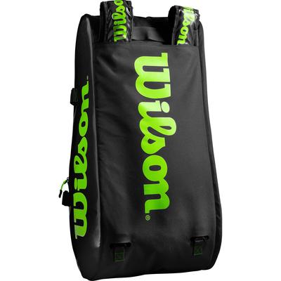 Wilson Super Tour 15 Racket Bag - Black/Green - main image