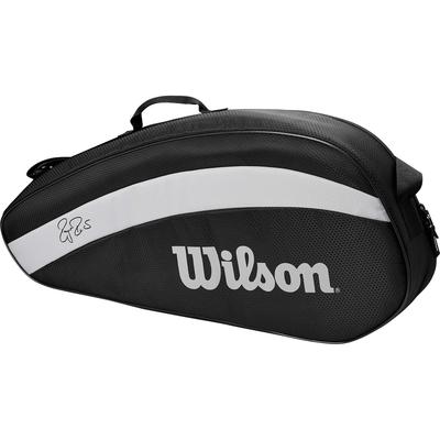 Wilson Federer Team 3 Racket Bag - Black/White - main image