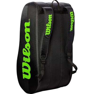 Wilson Team 15 Racket Bag - Black/Blade Green - main image