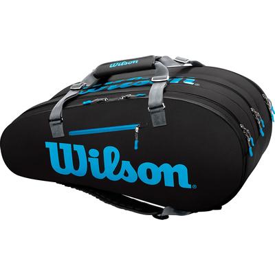 Wilson Ultra 15 Racket Bag - Black/Blue