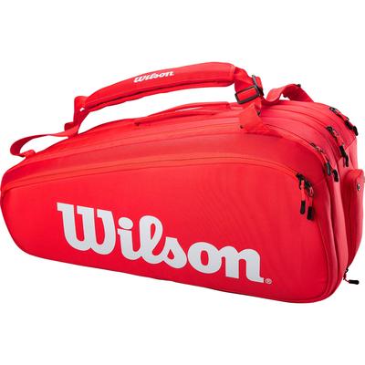 Wilson Super Tour 15 Racket Bag - Red/White - main image