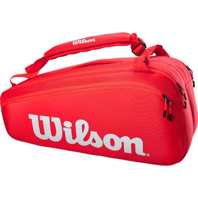 Wilson Super Tour 9 Racket Bag - Red/White - main image