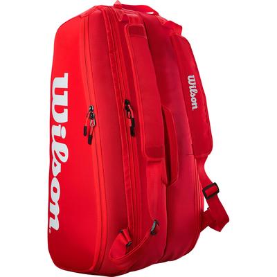 Wilson Super Tour 9 Racket Bag - Red/White - main image