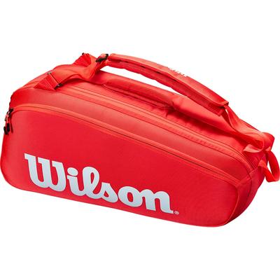 Wilson Super Tour 6 Racket Bag - Red/White - main image