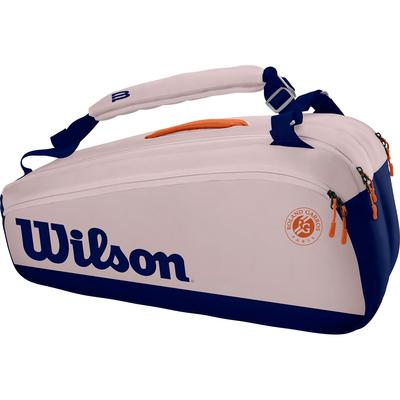 Wilson Roland Garros Premium 9 Racket Bag - Oyster/Navy - main image
