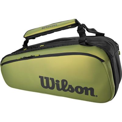Wilson Super Tour Blade 9 Racket Bag - Black/Green - main image