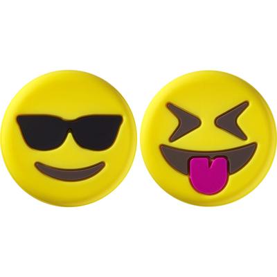 Wilson Emoti Fun Vibration Dampeners (Pack of 2) - Sunglasses/Tongue Out