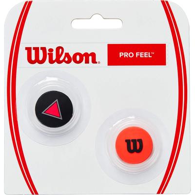 Wilson Clash Pro Feel Dampeners (Pack of 2) - Black/Red - main image