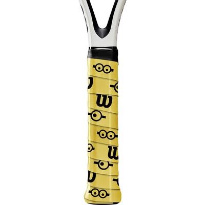 Wilson x Minions Comfort Overgrips (Pack of 3) - Black/Yellow/White