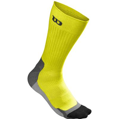 Wilson Tennis Crew Socks (1 Pair) - Safety Yellow