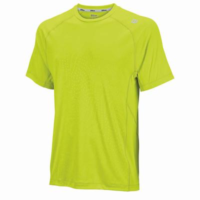Wilson Mens Spring Embossed Crew - Solar Lime - main image