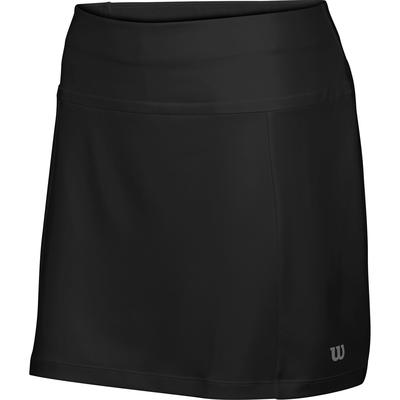 Wilson Womens nVision Elite 14.5 Inch Skirt - Black - Tennisnuts.com