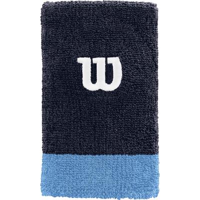 Wilson Extra Wide Wristband - Peacoat/White - main image
