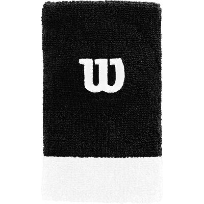 Wilson Extra Wide Wristband - Black/White - main image