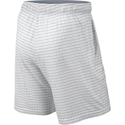 Wilson Mens Outline 8 Inch Shorts - White/Cool Grey - main image