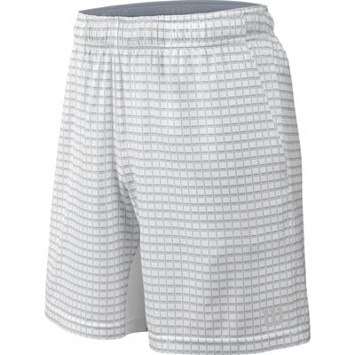 Wilson Mens Outline 8 Inch Shorts - White/Cool Grey - main image