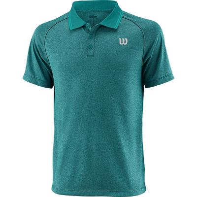 Wilson Mens Team Polo Tee - Tropical Green - main image