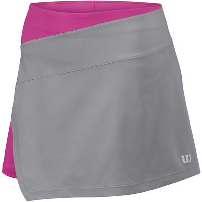 Wilson Womens Summer Woven 12.5 Inch Skirt - Grey/Rose - main image