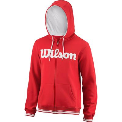 Wilson Mens Team Script Hoodie - Red/White - main image