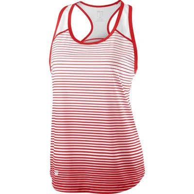 Wilson Womens Striped Tank Top - Red/White - main image