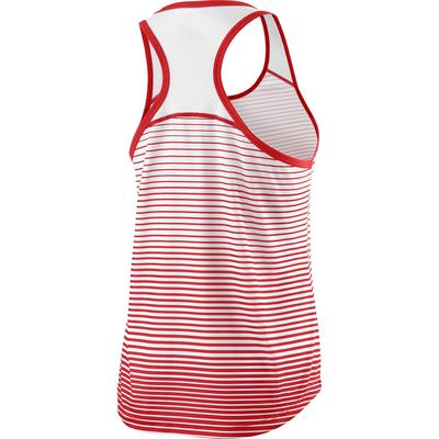 Wilson Womens Striped Tank Top - Red/White - main image