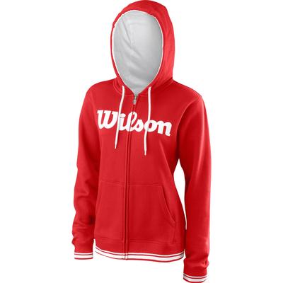 Wilson Womens Team Script Hoodie - Red/White - main image
