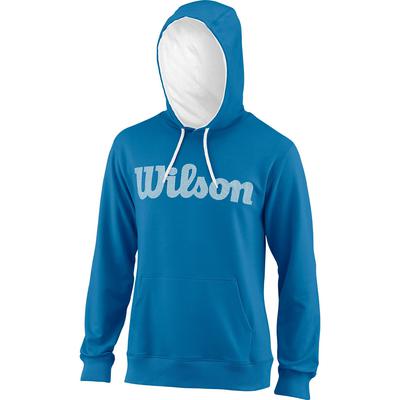 Wilson Mens Cotton Hoodie - Deep Water/White - main image