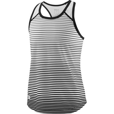Wilson Girls Team Striped Tank - Black/White - main image