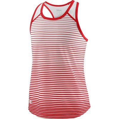 Wilson Girls Team Striped Tank - Red/White - main image