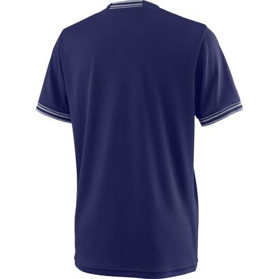 Wilson Boys Team Solid Crew Tee - Blue Depths - main image