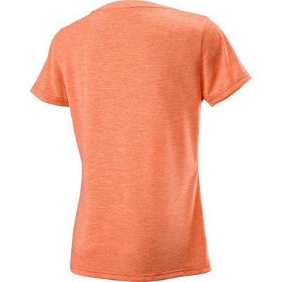 Wilson Womens Script Tech T-Shirt - Burn Orange - main image