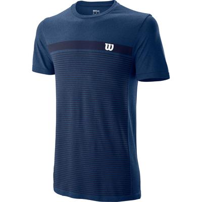 Wilson Mens Competition Seamless Crew - Peacoat - main image