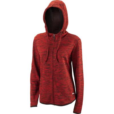 Wilson Womens Training Jacket - Black/Red