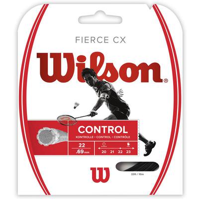 Wilson Fierce CX Badminton String Set - Black
