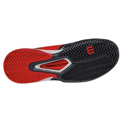 Wilson Mens Rush Pro 2.0 Tennis Shoes - Red/Black - main image