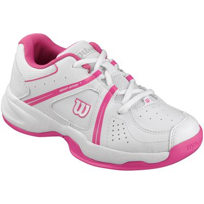 Wilson Kids Envy All Court Tennis Shoes - White/Pink - main image
