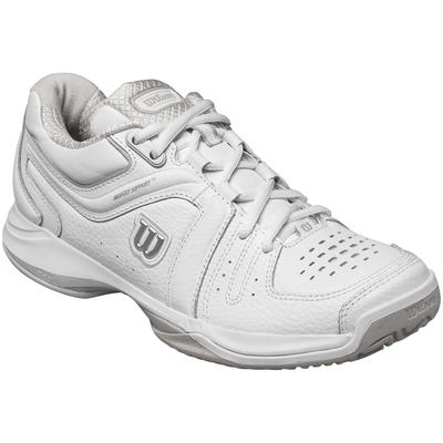 Wilson Womens nVision Premium All Court Tennis Shoes - White - main image