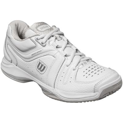 Wilson Womens nVision Premium All Court Tennis Shoes - White