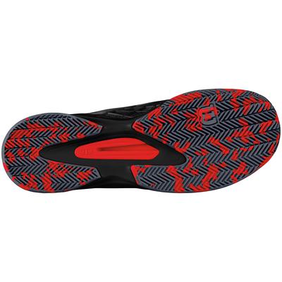 Wilson Mens Kaos Clay Court Tennis Shoes - Black/Red - main image