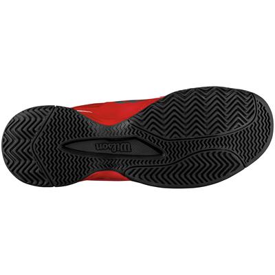 Wilson Kids Rush Pro Junior All Court Tennis Shoes - Red/Black - main image