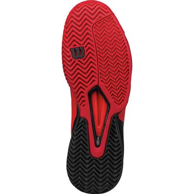 Wilson Mens Rush Pro 2.5 Tennis Shoes - Red/Black - main image