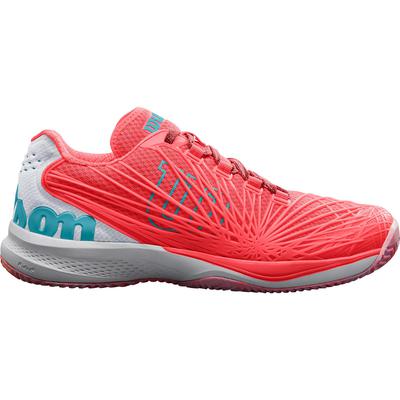 Wilson Womens Kaos 2.0 Tennis Shoes - Fiery Coral/White - main image