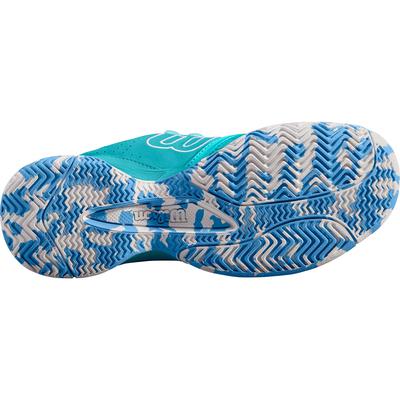 Wilson Womens Kaos Devo Tennis Shoes - Blue Curacoa/Silver - main image