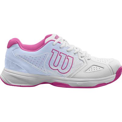 Wilson Womens Kaos Stroke Tennis Shoes - White/Halogen Blue/Very Berry - main image