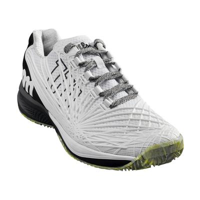 Wilson Mens Kaos 2 Clay Court Tennis Shoes - White/Black/Safety Yellow - main image