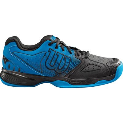 Wilson Mens Kaos Devo Carpet Tennis Shoes - Black/Imperial Blue/Brilliant Blue - main image